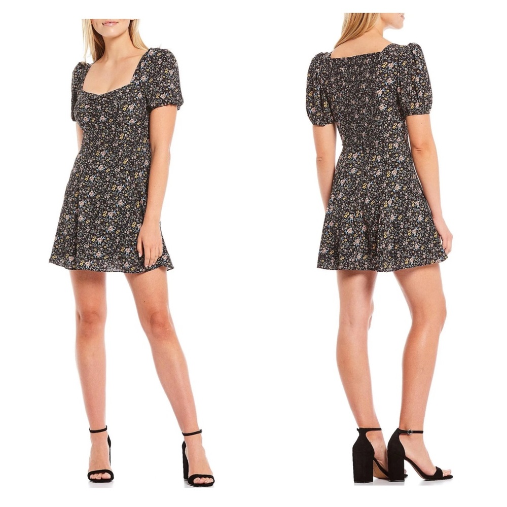 NWT FRENCH CONNECTION Delmira Verona Floral Print Mini Dress Size 4/ SMA…
